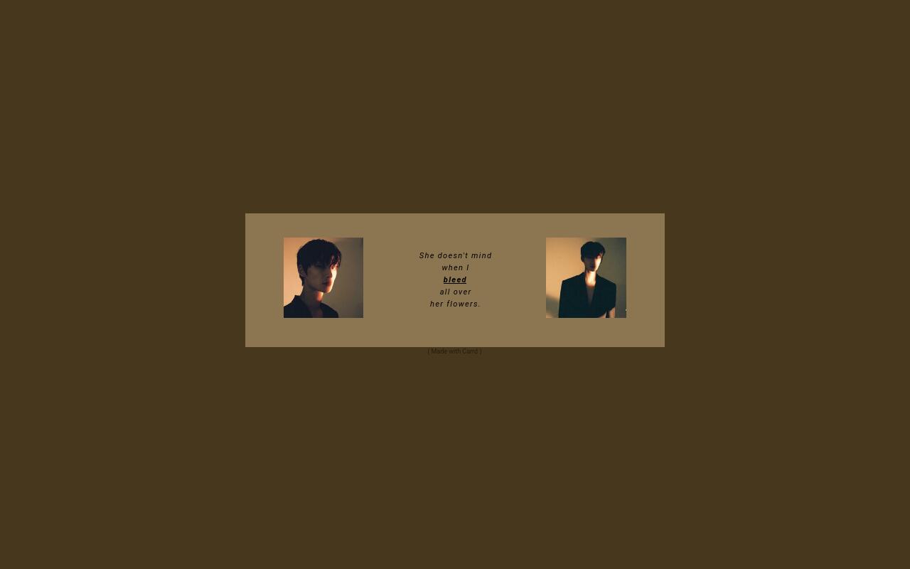 Carrd profile picture for @coveted
